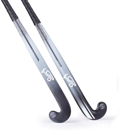 Kookaburra Hat Eclipse Hockeyschläger Feldhockeyschläger, schwarz/weiß, 36.5 Light