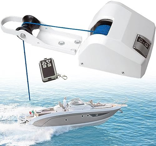 XNYXLPP Treuil d'ancre électrique 12 V, treuil d'ancre avec télécommande pour Ancres jusqu'à 30 LB