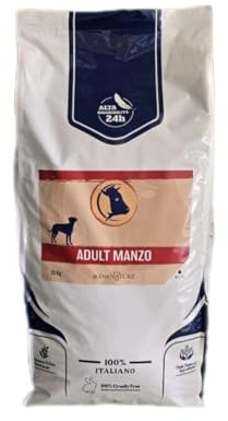 Dei Nature, hundkroketter 20 kg nötkött, erbjudande, balanserad torrfoder för vuxna hundar av alla raser och storlekar, tillverkad i Italien med utvalda ingredienser
