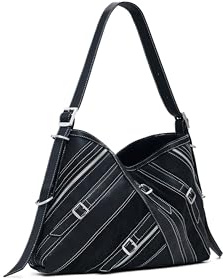 Desigual Schultertasche Fibonacci Buxton Shoulder Bag Black schwarz
