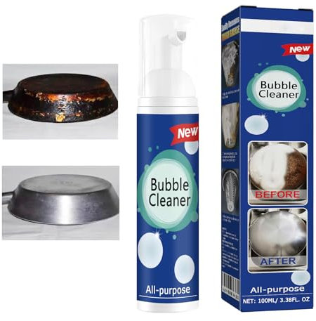 Powerful Foam Cleaner Spray - Deep Fat Fryer, Kitchen, BBQ, Drain Stain Remover - Heavy Duty Degreaser - All Purpose - 100ml