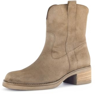 Gabor Damen Cowboy Stiefel, Frauen Stiefel,bequem-e,bequemlichkeit,breite,extra,fersen-Riemen,gefuettert,gesundheits-Schuhe,Farro,40 EU / 6.5 UK