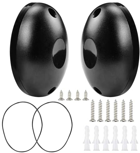 Fotocelula Puerta Garaje, Par de Fotocélulas Infrarrojas Universales 12/24V AC DC, Sensor Puerta Garaje para Puertas Cancelas Correderas Portones Cocheras Automaticas, Alcance de 20M