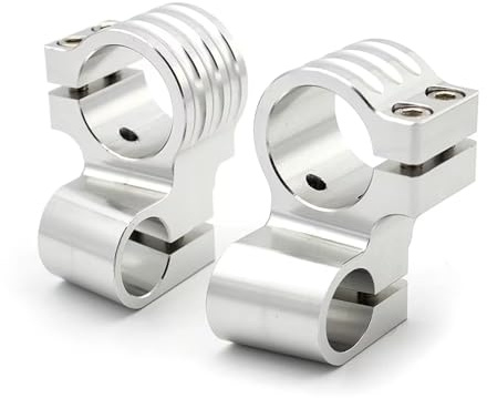 Tubo De Horquilla Motocicleta Universal Cromado 7/8 Con Clip Para Manillar Elevador Manillar Piezas Motocicleta 31 33 35 36 37 40 41 43 45 46 48 50 51 52 53 54 Mm Manillar