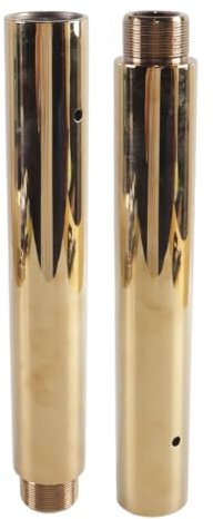 Ausi poledance-tillbehör, 250 mm, diameter 45 mm, professionell poledance-stång för fitnessövningar, klubb, dräkt, guld