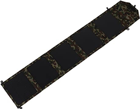 Fockety 50W 12V Bärbar Solpanelsats, Fällbar Solladdare Med 2 USB-UTGONGAR, IP65 VATTENTät Solpanel Laddare För 12V-Batterier, Kraftstation, Campingplats, Husvagnn