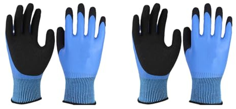 Whoasyst Guanti da lavoro dielettrici 1000 V Isolamento e abrasione per manutenzione elettrica automobilistica Guanti in gomma antiscivolo antiscivolo per meccanici