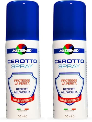 Master Aid Cerotto Spray - 1 Prodotto, 1 (Confezione da 2)