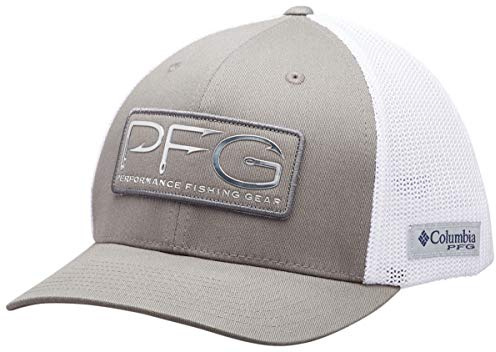 Columbia Unisex Adulto PFG Ganci Mesh Ball cap, Titanio/Argento, S/M