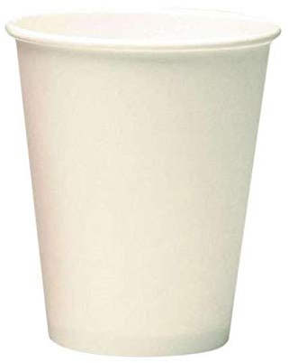 Market Grounds Pappbecher weiß | 1.000 Stück Kaffeebecher 200 ml 8 oz | Einwegbecher | Einweg Trinkbecher | Coffee to Go Becher aus Karton | Einweg Geschirr für Kaltgetränke und Heißgetränke