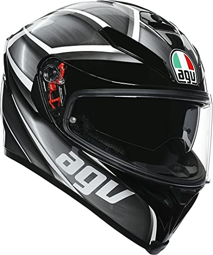 AGV CASCO K5 S MULTI MPLK ML TEMPEST BLACK/SILVER, M-L