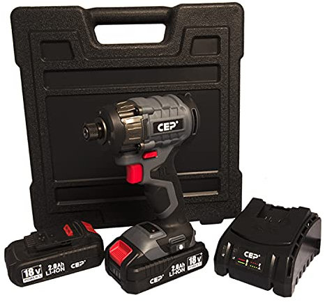 Avvitatore Ad Impulsi a Batteria CEP ML-LS22 Valigetta con due batterie 18V 2.0 Ah con caricatore