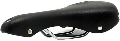 TentHome Sella Bici Comoda per Uomo Donna Vintage in PU, Sella mtb Bici da Corsa Bicicletta da Città, Sellino per Bici Universale, Sellini per Bike Nero, Accessori per Biciclette