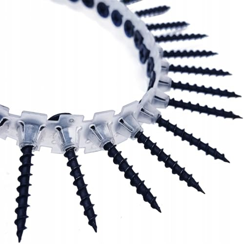 Marke Premium Magazinierte Schnellbauschrauben mit Grobgewinde/Feingewinde Trockenbau-Schrauben Gipskartonschrauben Wandmontageschrauben (4,2 x 75 mm, 500 Stück, Grobgewinde)