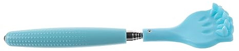 Hoement Rascador De Espalda Retráctil De Acero Inoxidable y Polipropileno, Masajeador Corporal Portátil Azul, Extensión Ajustable Para Adultos, Alivio Eficaz Del Picor Casa y Viajes