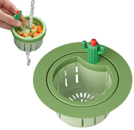Filtro di scarico per lavello da cucina, filtro di scarico per bacini di scarico, filtro per lavello da cucina con guarnizione, cestino di scarico per raccogliere alimenti, filtro cestello con