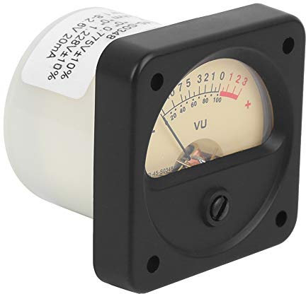 Rankomu VU Meter Verstärker Digital USB Spannung Stromzähler 0-5A 0-150W Voltmeter Detektor 4-30V 8 in 1 Tester, Schwarz