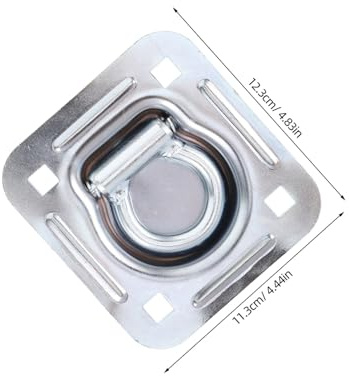 MAGICLULU Ancoraggio D Ring per Alta Resistenza con Montaggio Filo su Pavimento Integrati per Carico Rapido su Camion Camper e Barche