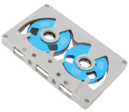 Ejoyous Cassette Double Face, Construction Métallique, Durée d'enregistrement de 50 Minutes, Idéale pour Les Magnétophones et Les Audiophiles
