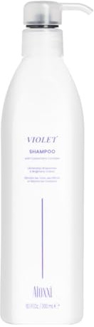 ALOXXI Violet Shampoo for Blonde & Silver Hair with Purple Pigments to Instantly Neutralize Brassiness & Enhance Luminousity, Paraben & Sulfate Free, 10.1 Fl Oz