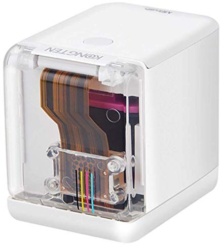 Compact Portable Printer Inkjet Printing with Full Color Quick-Drying Waterproof Ink, Handy Printer Wireless & Mobile Printing on Any Surface, for Tattoo, Customized Text, Barcodes, Images, DIY