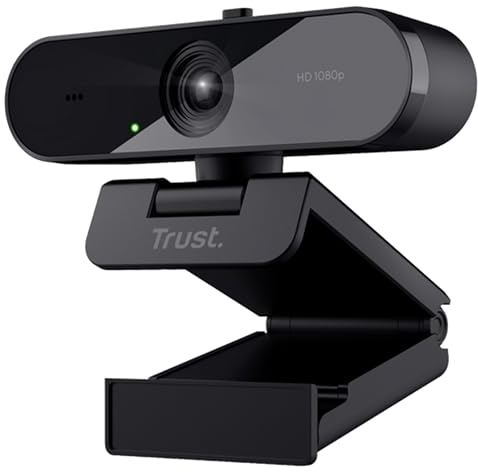 Trust TW-200 ECO Full HD-Webcam 1920 x 1080 Pixel Standfuß, Klemm-Halterung
