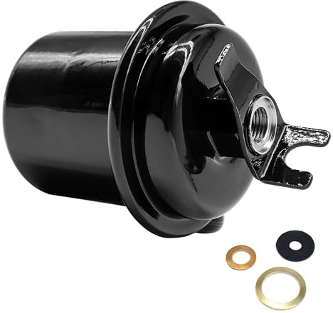 Gasoline Fuel Filter 16010-ST5-931 16010-ST5-E02 High Performance Compatible with 1988-2004 Honda Civic Accord Prelude CR-V Odyssey Acura Integra CL EL RL TL Fuel Injected Gasoline Engines PF-1200