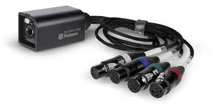 Palmer AoC Loom XLRf Audio over Cat Multicore-Adapterkabel von etherCON auf 4 x XLR female