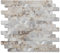 Yipscazo 5 feuilles de carreaux métalliques en pierre à coller pour dosseret de cuisine, salle de bain, buanderie, camping-car, cheminée (12'' X 12'', Perisa)