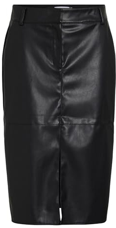 Vila Vidagmar HW Midi Coated Skirt - Noos