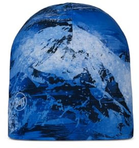 Buff®| Polar & EcoStretch Mütze Junge Mädchen, Multifunktional, Warm, Futter, Komfortabel, Weich, Stretch, Einheitsgröße, Blau