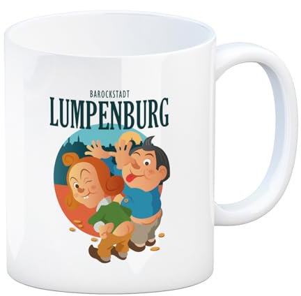 Ludwigsburg Lumpenburg Tasse Max und Moritz Witzige Tasse für Büro mit Spruch
