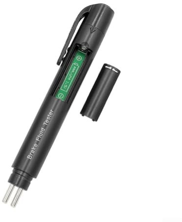 Eawfgtuw Penna tester liquido freni indicatore LED rilevatore di umidità olio auto strumento di prova del contenuto d'acqua facile e veloce per tutti i modelli apparecchiature diagnostiche del sistema