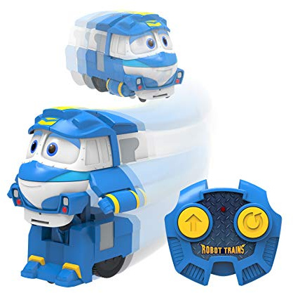 Robot Trains - Train Kay Radiocommandé Auto-Transformable - 15 cm - Jouet Maternelle