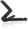 GRSTREE Tablet Stand Adjustable Holder, Portable Fold-Up Phone Holder for Desk, Foldable Universal size Compatible with Phones, iPad, Mini, Galaxy Tab and Other Tablet PCs(4-13”)-Black