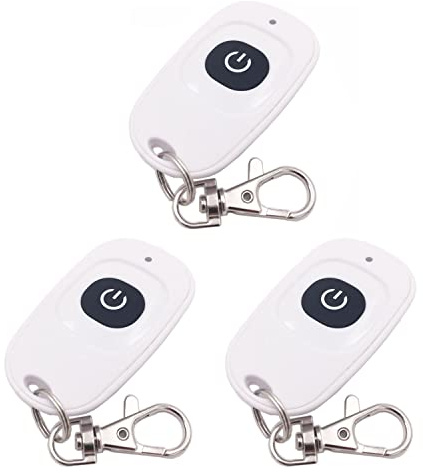 DieseRC 3 x Telecomando Telecomando Wireless Transmitter Portachiavi 1527 Codice di Apprendimento 1 Tasto, per l'uso con Ricevitore DieseRC