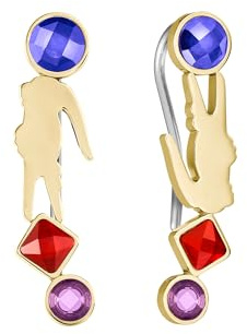 Lacoste Clous d'oreilles, Collier our Bracelet pour Femme Collection DEVA en couleur doré,EARRINGS