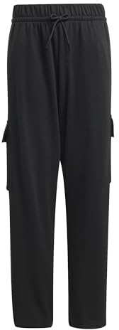 adidas Mädchen Essentials Cargo Pants, Black/White, 9-10 Years