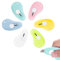6 Stück Mini Cuttermesser,Utility Messer Mini,Utility Messer Wolkenform,Cuttermesser Klein,Paketöffner mini,Mini-Cutter Einziehbares Universalmesser Schreibwaren Messer für Pappe Papier Schachtel