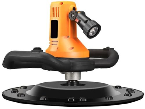 Lijadora eléctrica de mortero de albañilería Máquina de colores de pared de la máquina suave de pared de pared 2880W, 280-2800RPM Handheld Dry Wall Sander con mezclilla y 6 Adjustable Speed