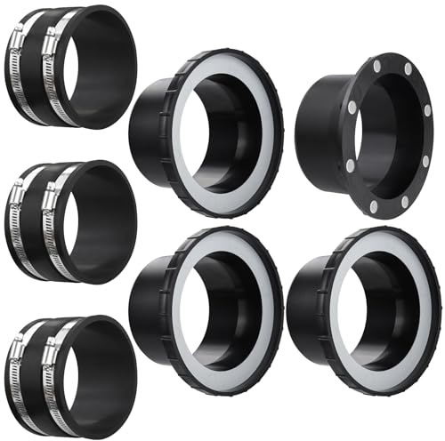 Magnetic Dust Collector System for 4 Shop Vacuums Dust Hose,One-to-Multi Magnetic Dust Collection Starter Kit for Woodwork w/1PK Mag Port Connector+3Set 4 Couplers,Hookup Drum Sander Jointer Planer