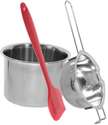 ELAYARD Pot de Fusion Chocolat Fromage Beurre Acier Inoxydable Compact pour Bain d'eau Cuisine et Pâtisserie Couleur Aléatoire