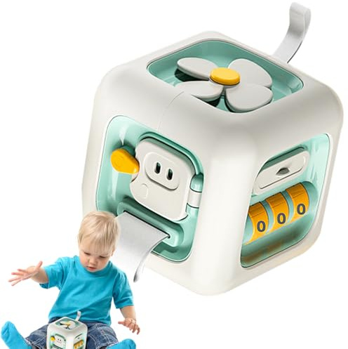 lisutupode Activity Cube Toys | Fine Motor Skills Educational Travel Game | Activity Cube for Kids - for Boys Girls Birthday Holiday Festive Airplane Classroom