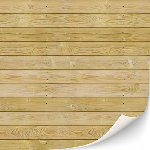 3 Blatt Selbstklebender Fußbodenbelag für Puppenhäuser Maßstab 1:12 (Tanne Bretter)