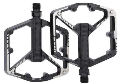 HOUSON Fahrradpedale，Aluminium-Fahrradplattform 9/16 Zoll Pedale 2 DU Bike Pedale Carbon Rennradpedale für E-Bike, Mountainbike, Faltrad, Rennrad Pedale