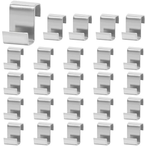 Greenhouse Glass Clips of 25pcs Suitable for Home Garden Glass Replacement Repairs. These ‘Z’ Clips are Made from Stainless Steel and Will be Your Choice of Greenhouse Accessories