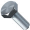 M7 (7mm x 20mm) Hexagon Head Screws Fully Threaded Hex Bolts High Tensile Steel Grade 8.8 Zinc DIN 933 (Pack of 20)