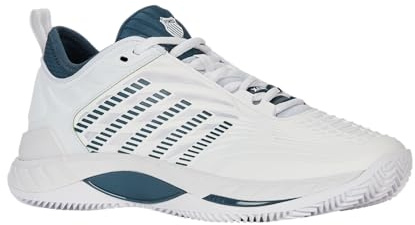 K-Swiss Herren Hypercourt Supreme 2 Tennis Shoe, White/Stargazer, 44 EU