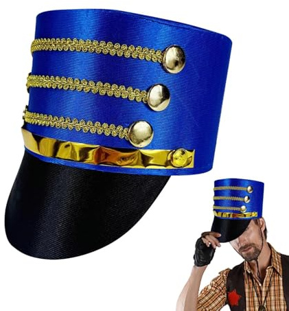 Nötknäpparhatt för vuxna – marschband Majorette ring leksak, vuxen cosplay kreativ leksakshatt för uppträdande, sammankomst, scenshow