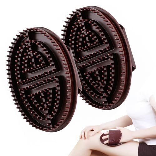 2 Pcs Meridian Pressure Brush, Meridian Massage Body for Relief Stress and Muscle, Meridian Massage Brush for Back, Legs and Arms, Acupressure Relaxation for Men and Women